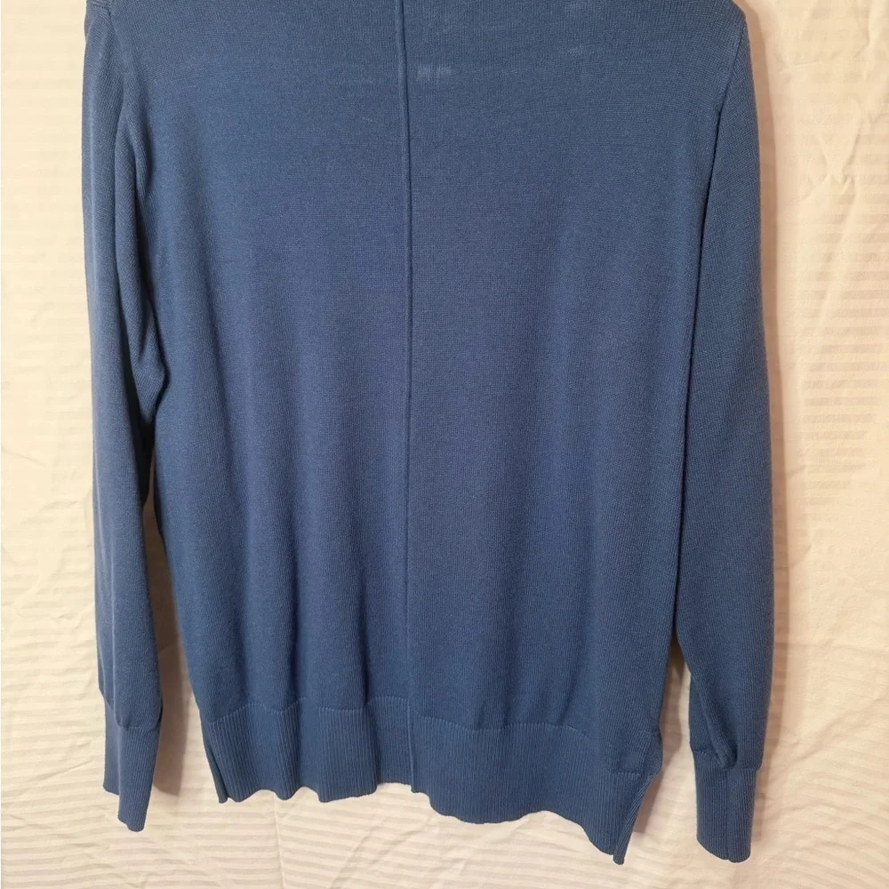 NWOT Women's Soft Blue Sweater Large Top & Pants - Picture 3 of 10
